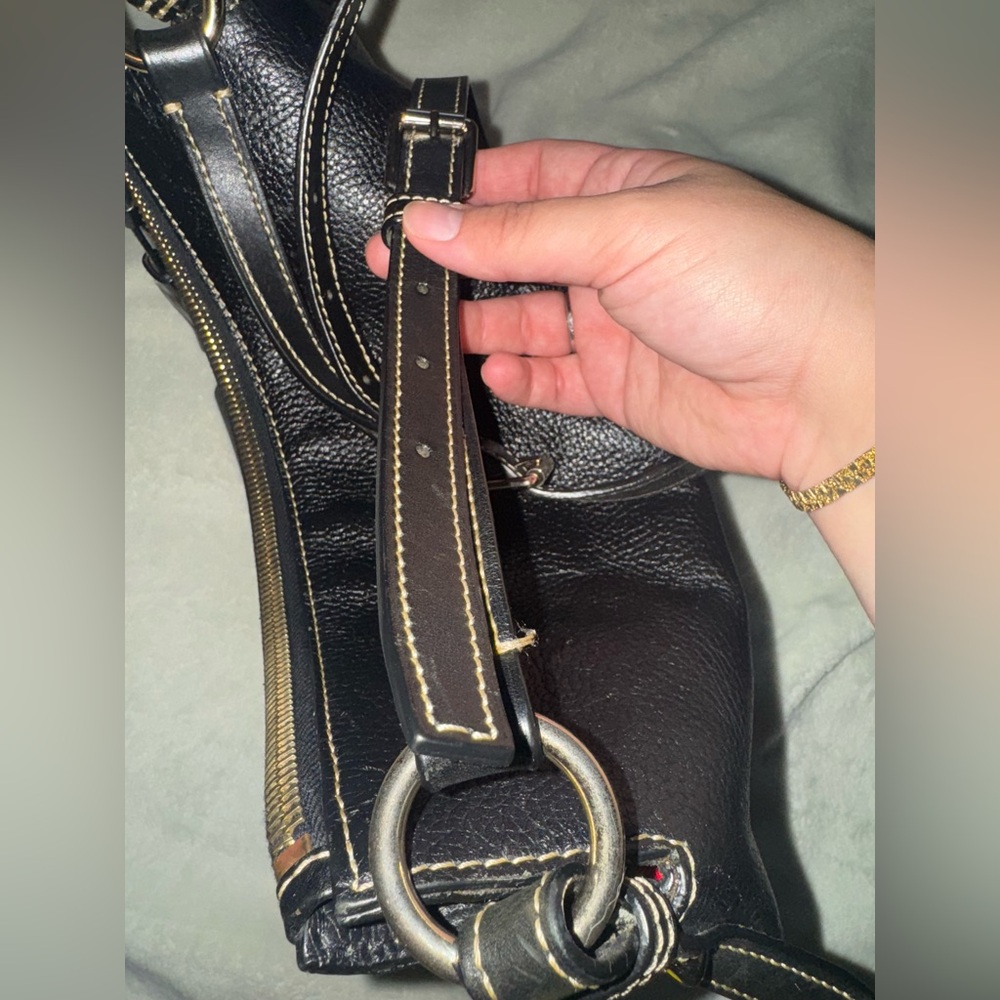 Dooney & Bourke Pebble Black Leather Bag - Picture 7 of 10
